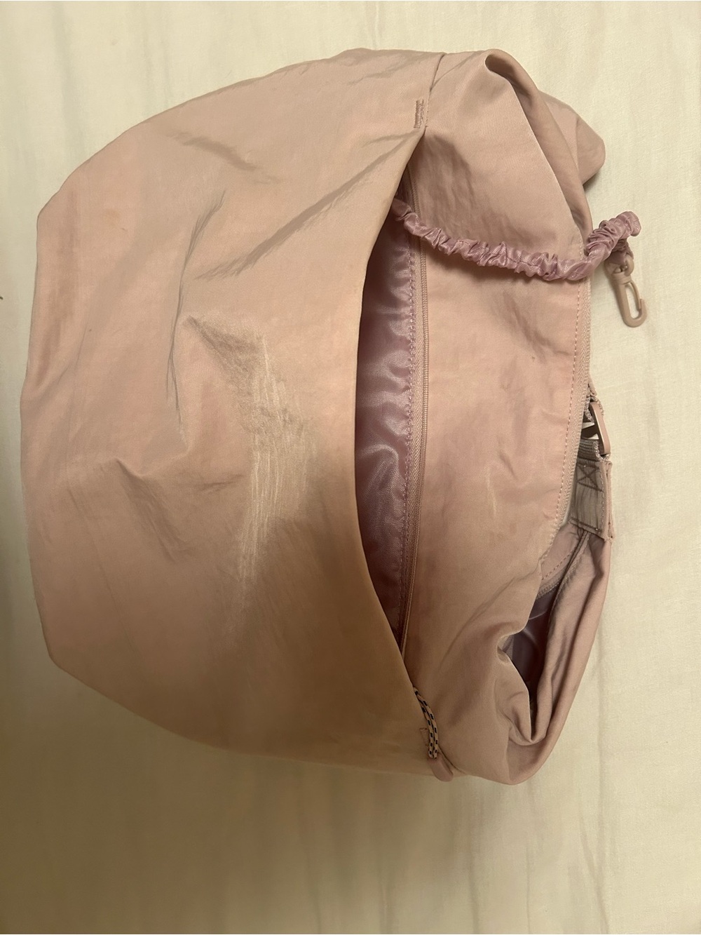 BEIS Crescent Catch All Convertible Bag in Atlas Pink